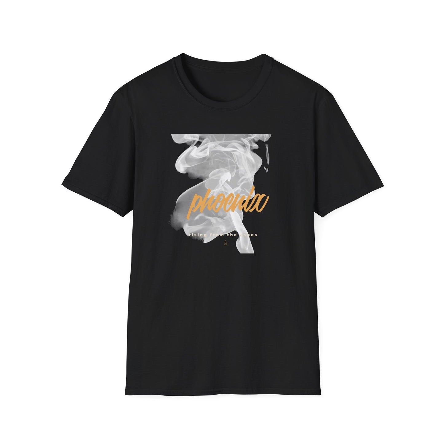 Phoenix Script Marble Graphic T-Shirt