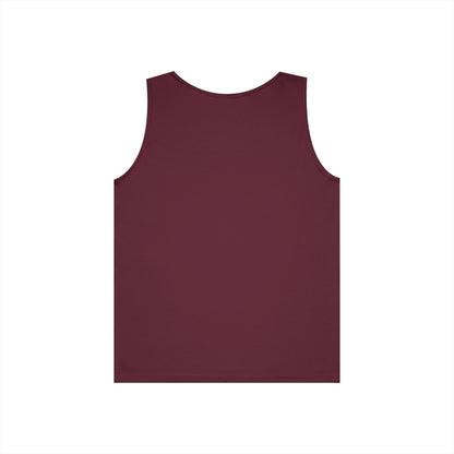 Artistic Unisex Heavy Cotton Tank Top - Inspirational Wall Art, Unique Graphic Tee, Summer Fashion, Gift for Art Lovers, Casual Wear
