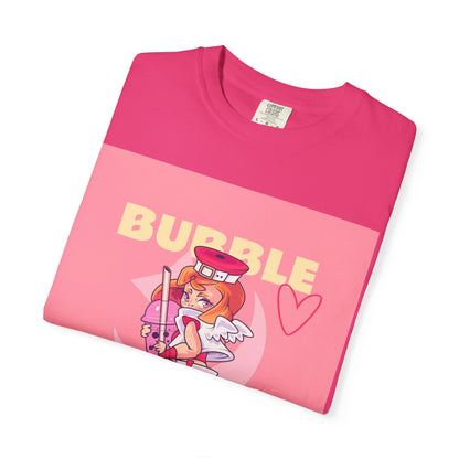 Bubble Tea Girl Anime T-Shirt — Kawaii Pink Graphic Tee