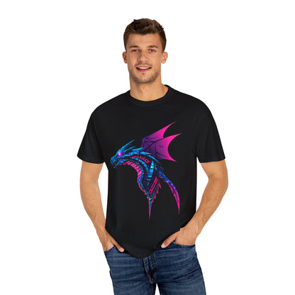 Vibrant Dragon T-shirt, Unisex Graphic Tee, Fantasy T-shirt, Gift for Gamers, Dragon Lover Apparel