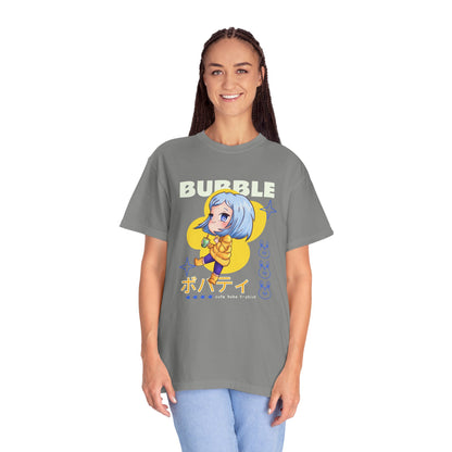 Boba Tea Anime Girl T‑Shirt — Cute Kawaii Graphic Tee with Japanese Text