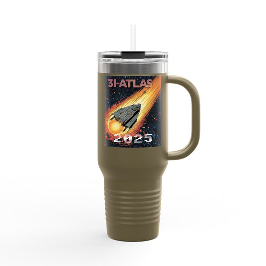 40oz Insulated Travel Mug — 31-Atlas 2025 Meteor Space Mission Design