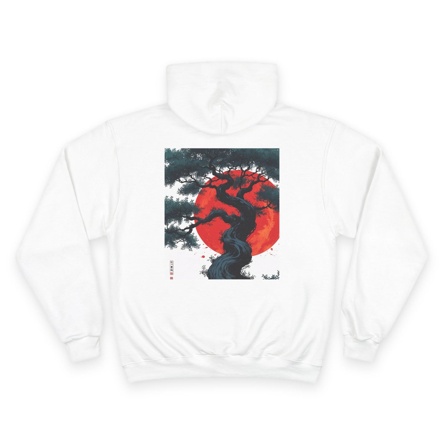 Artistic Champion Hoodie with Red Sun and Tree Design, Cozy Sweatshirt for Casual Wear, Gift for Nature Lovers, Perfect for Fall [...]