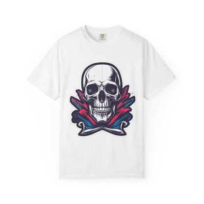 Skull Graphic T-Shirt, Unisex Casual Wear, Alternative Apparel, Edgy Street Style, Gift for Him, Unique Fashion Statement