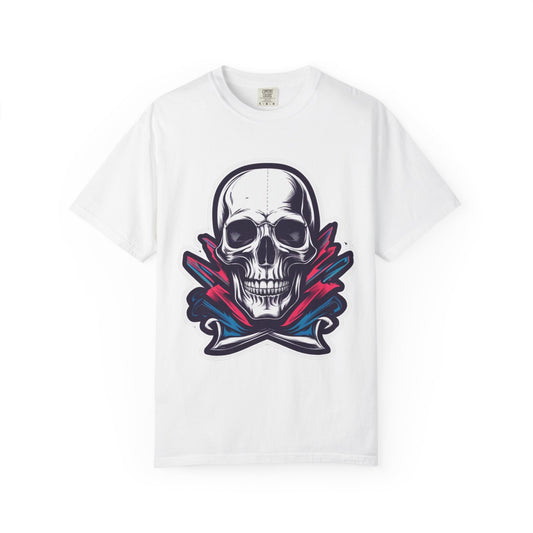 Skull Graphic T-Shirt, Unisex Casual Wear, Alternative Apparel, Edgy Street Style, Gift for Him, Unique Fashion Statement