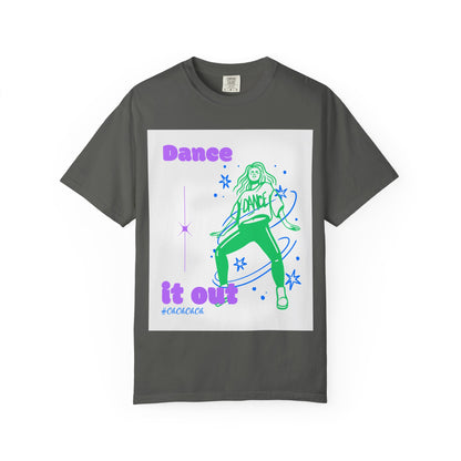 Dance It Out T-Shirt — Retro Neon Dance Graphic Tee