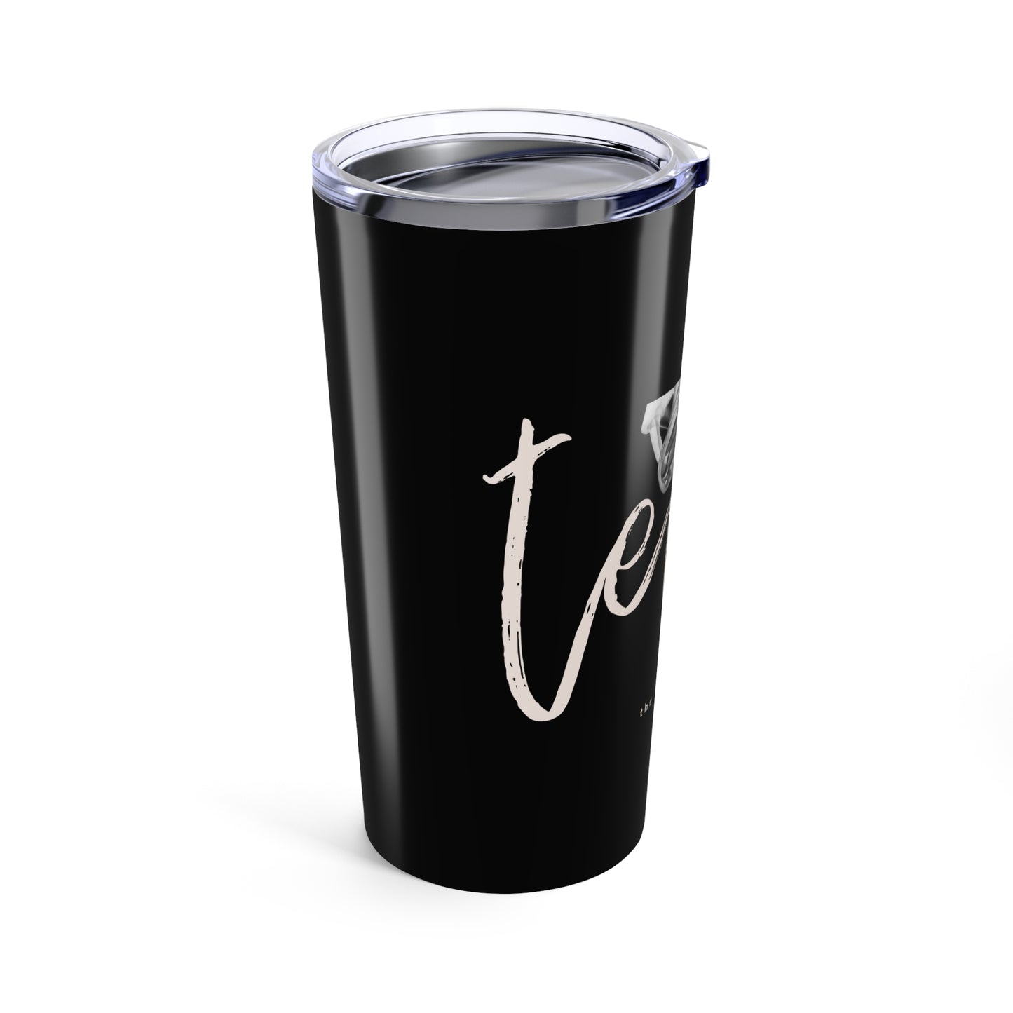 20oz 'Ignite' Black Travel Tumbler - Tend the fire Within Design
