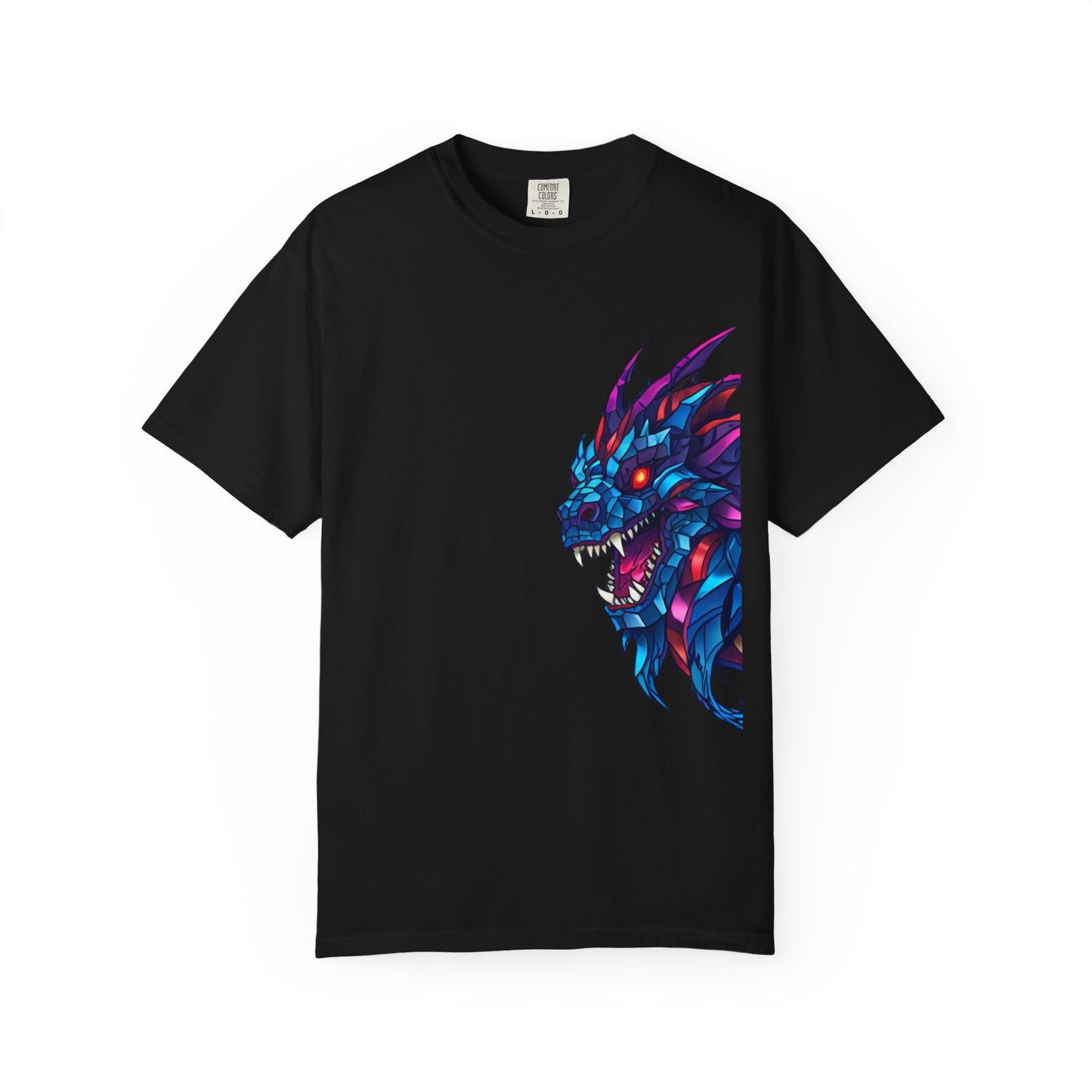 Vibrant Dragon Graphic T-Shirt, Unisex Apparel, Casual Wear, Gift for Gamers, Festival Fashion, Anime Enthusiasts