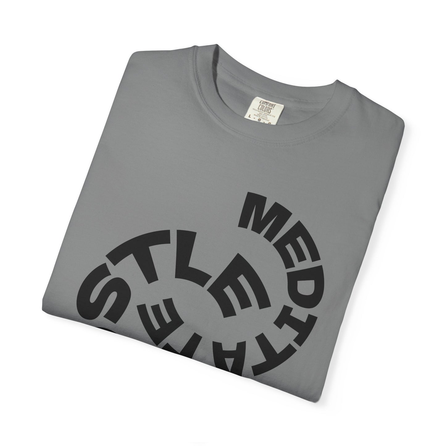 Unisex Garment-Dyed T-Shirt with Inspirational 'Hustle, Meditate,' Design - Perfect for Relaxed Days, Gift for Mindful Souls, [...]