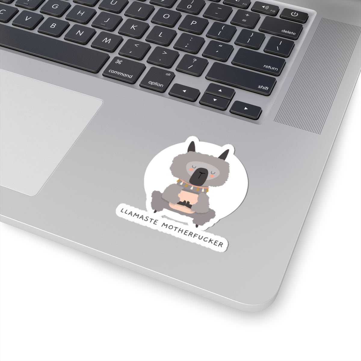 Llamaste Motherfucker Kiss-Cut Sticker — Funny Yoga Llama Vinyl Decal