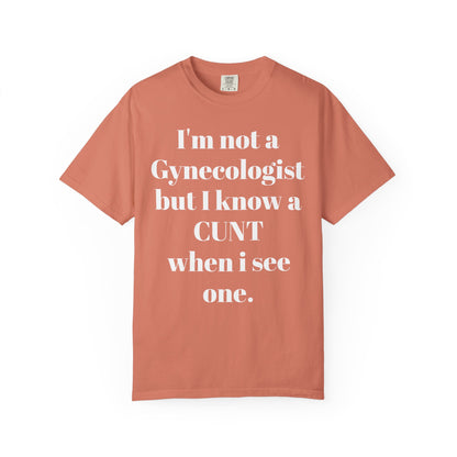 Funny Gynecologist Quote T-Shirt, Unisex Graphic Tee, Humorous Gift for Medical Professionals, Casual Wear, Unique Birthday Present