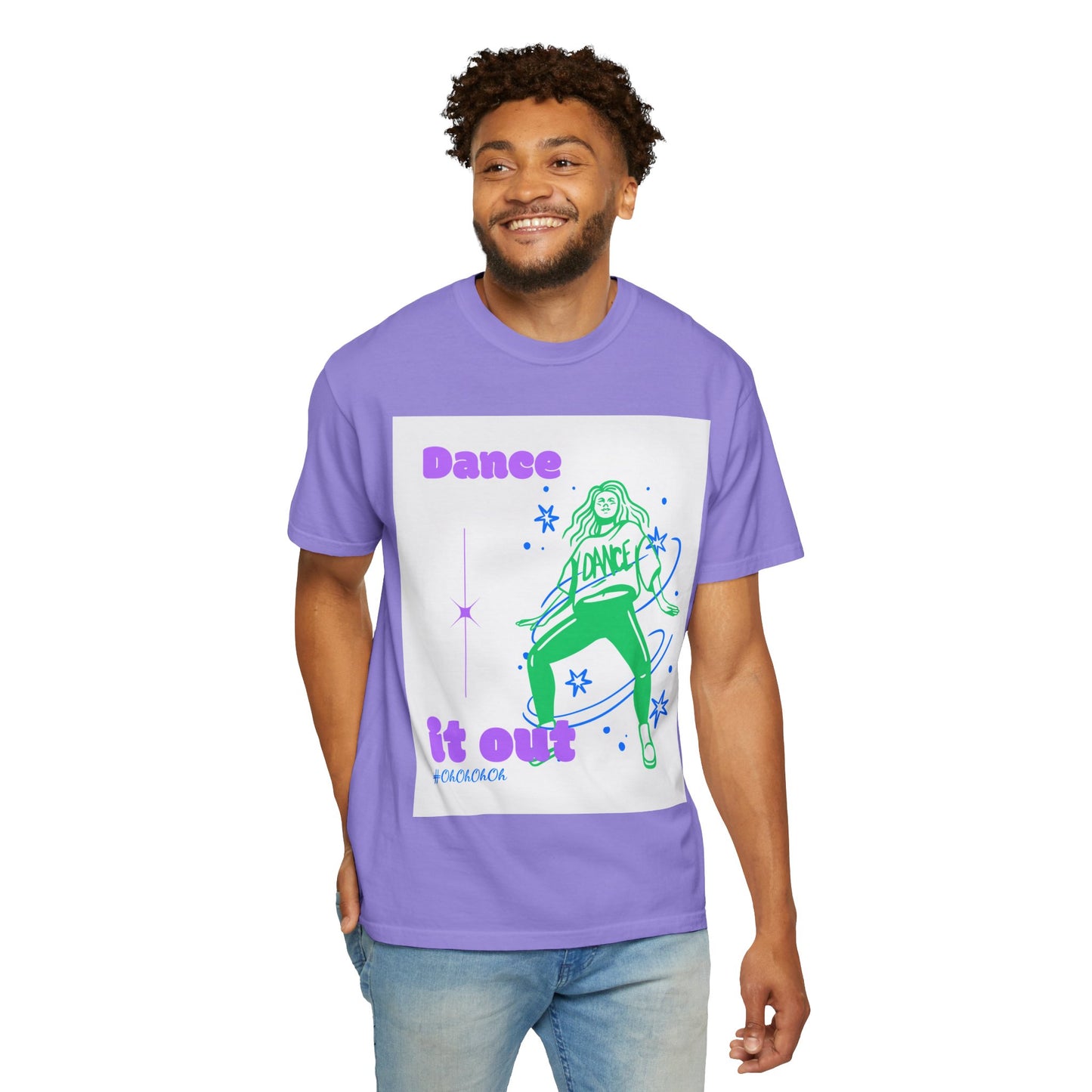 Dance It Out T-Shirt — Retro Neon Dance Graphic Tee