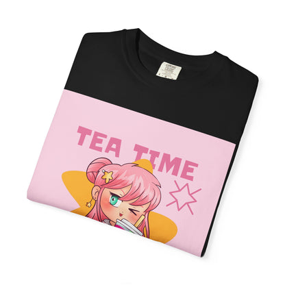 BobbaTea Time Cute Kawaii Anime Girl T-Shirt