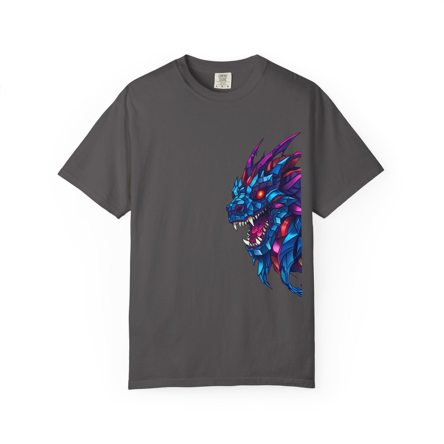 Vibrant Dragon Graphic T-Shirt, Unisex Apparel, Casual Wear, Gift for Gamers, Festival Fashion, Anime Enthusiasts