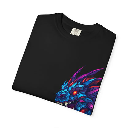 Vibrant Dragon Graphic T-Shirt, Unisex Apparel, Casual Wear, Gift for Gamers, Festival Fashion, Anime Enthusiasts