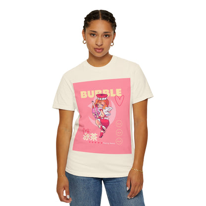 Bubble Tea Girl Anime T-Shirt — Kawaii Pink Graphic Tee