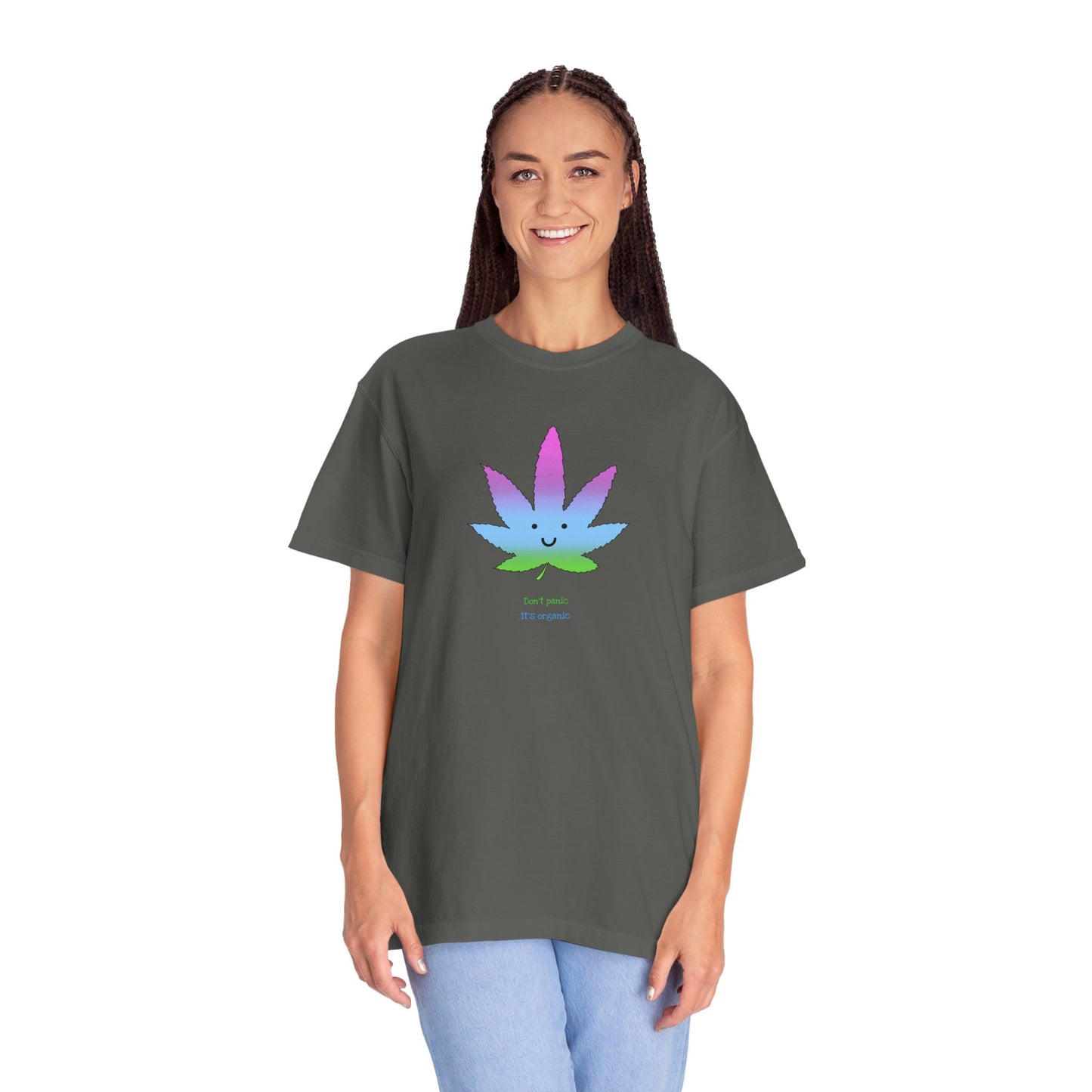 Happy Pastel Weed Leaf T-Shirt