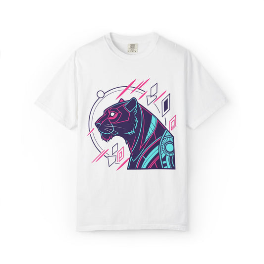 Cosmic Panther Unisex T-Shirt | Vibrant Graphic Tee for Animal Lovers, Casual Style for Daily Wear, Gifts for Birthdays and Celebrations