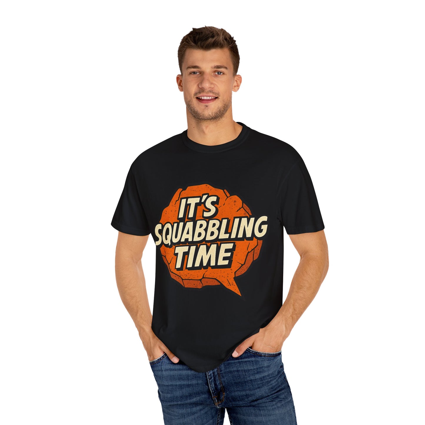 Squabbling Time T-Shirt, Funny Graphic Tee, Unisex Apparel, Casual Wear, Gift for Friends, Party Shirt