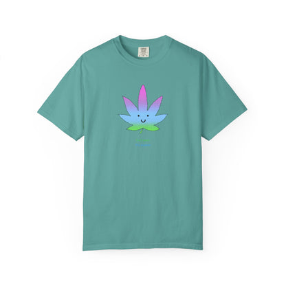 Happy Pastel Weed Leaf T-Shirt