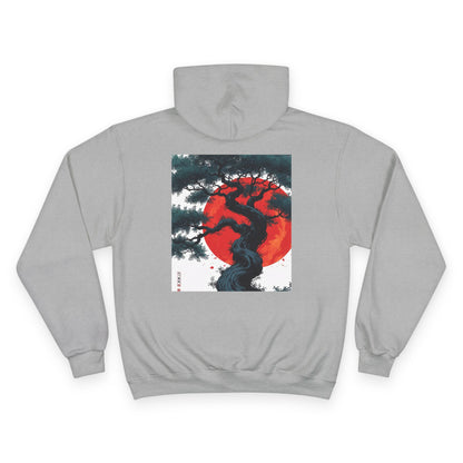 Artistic Champion Hoodie with Red Sun and Tree Design, Cozy Sweatshirt for Casual Wear, Gift for Nature Lovers, Perfect for Fall [...]