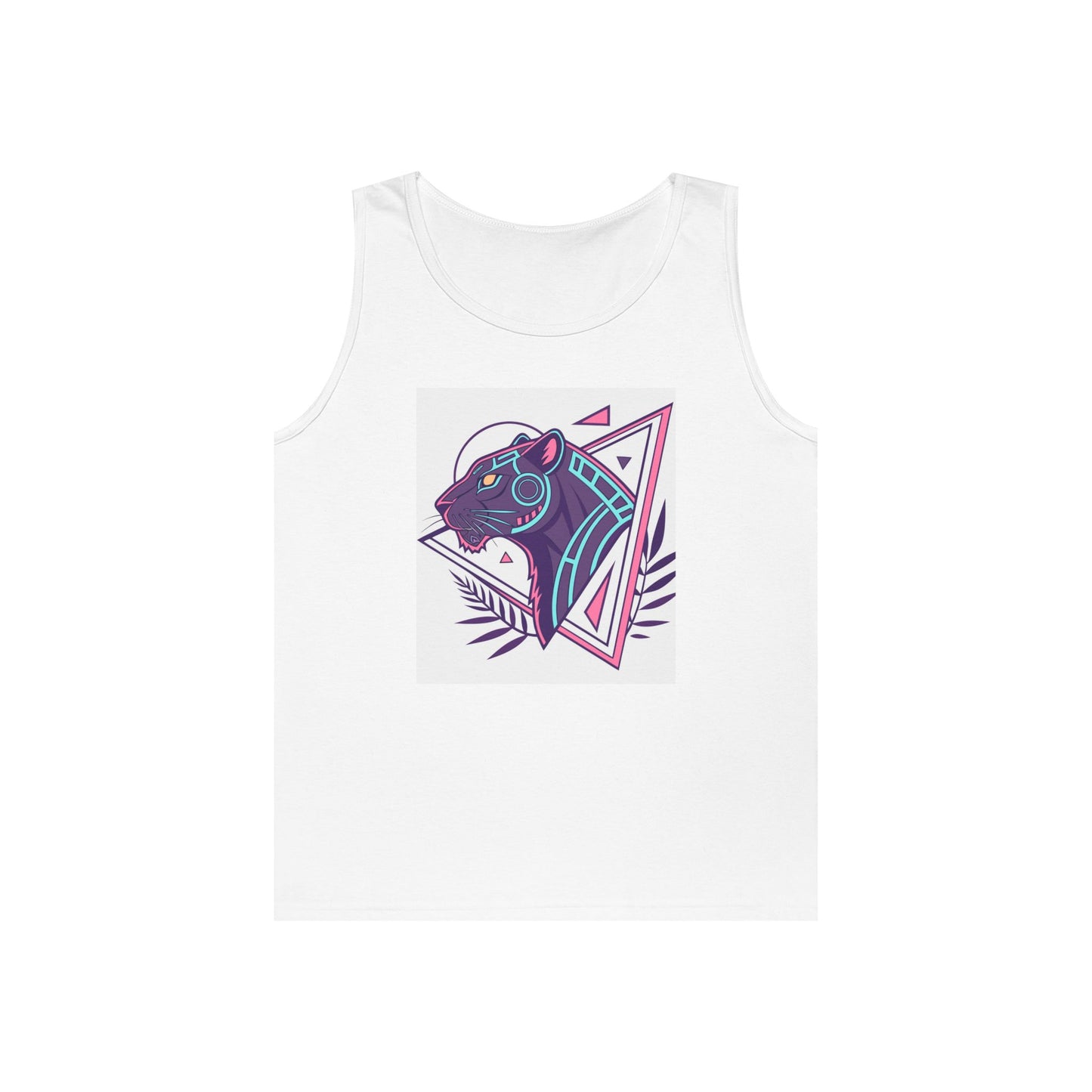 Bold Panther Graphic Tank Top, Casual Summer Wear, Gym Workout Tank, Gifts for Animal Lovers, Festival Apparel, Unique Graphic Tee