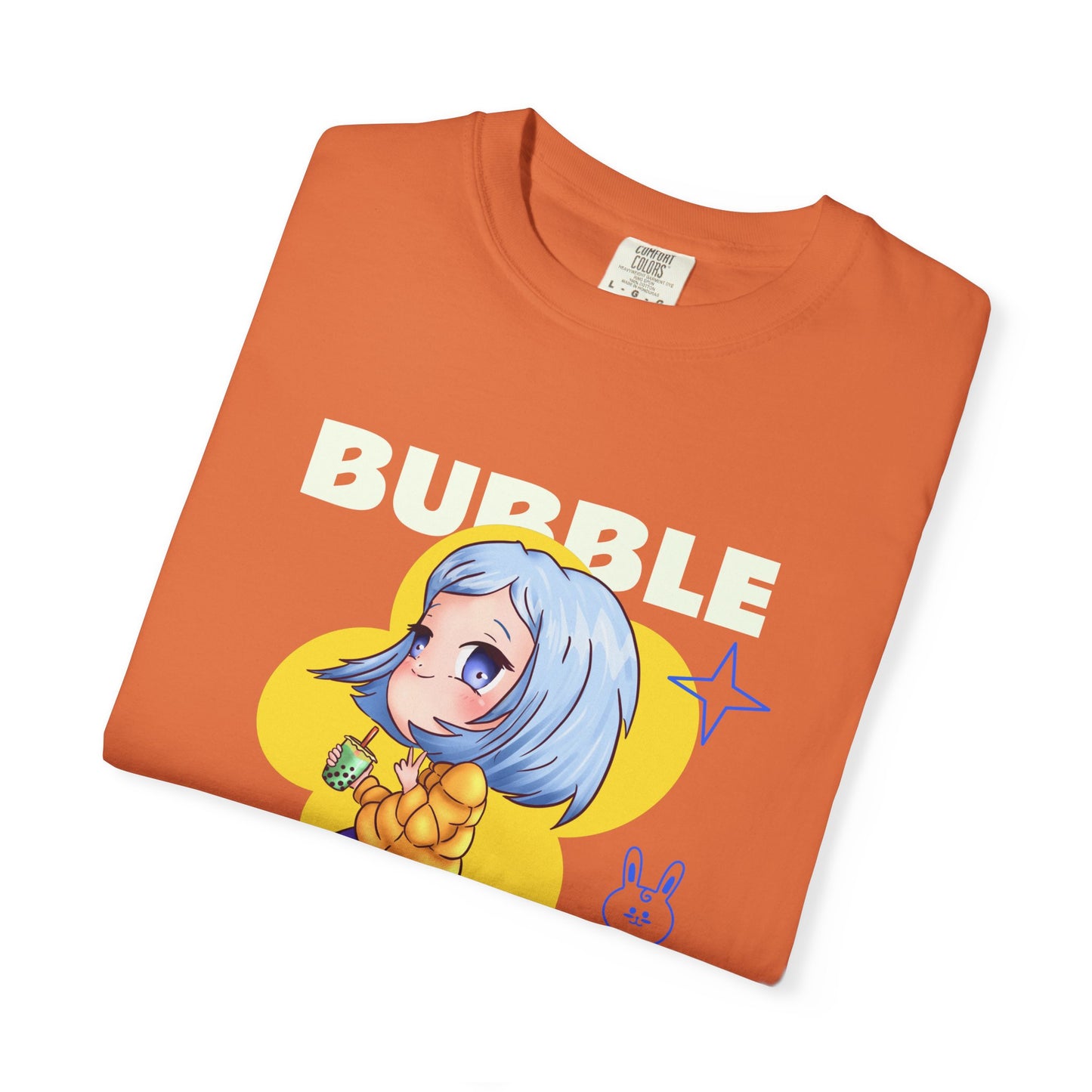 Boba Tea Anime Girl T‑Shirt — Cute Kawaii Graphic Tee with Japanese Text
