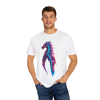 Vibrant Dragon Graphic T-Shirt, Unisex Tee, Fantasy Apparel, Gift for Dragon Lovers, Colorful Statement Top