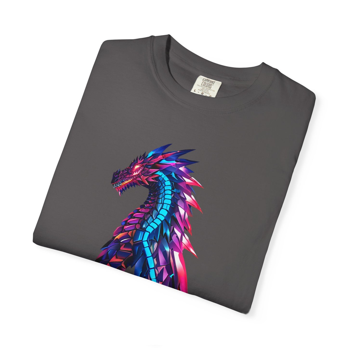 Vibrant Dragon Graphic T-Shirt, Unisex Tee, Fantasy Apparel, Gift for Dragon Lovers, Colorful Statement Top