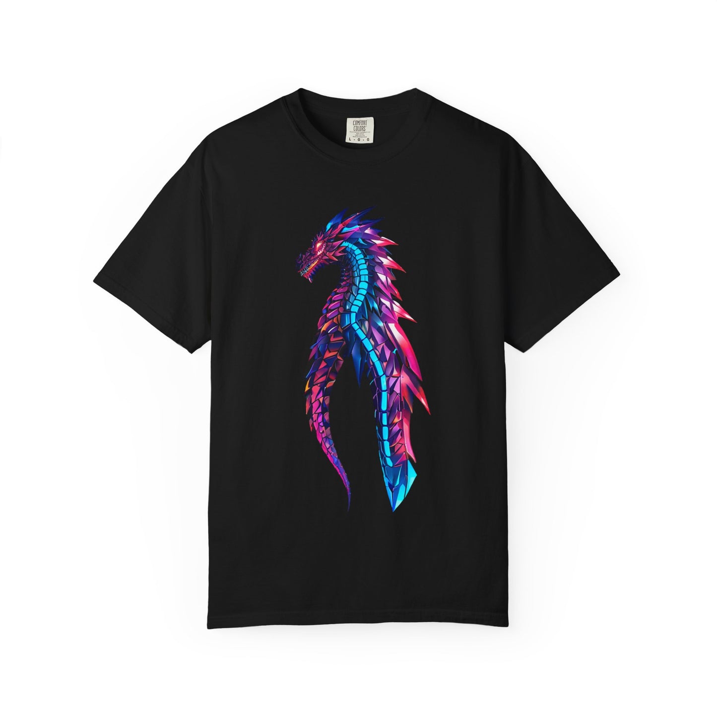 Vibrant Dragon Graphic T-Shirt, Unisex Tee, Fantasy Apparel, Gift for Dragon Lovers, Colorful Statement Top