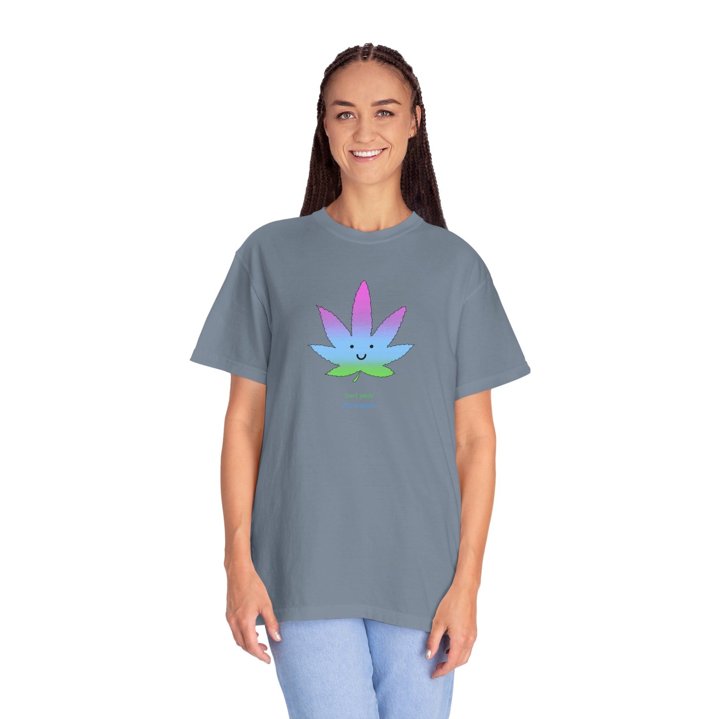 Happy Pastel Weed Leaf T-Shirt