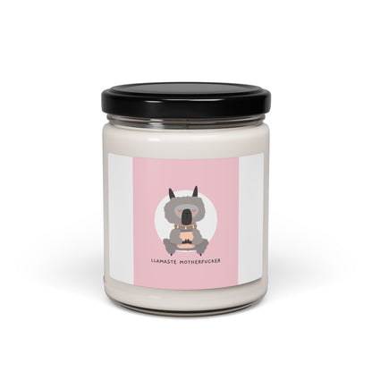 Llamaste Motherfucker Soy Candle — 9oz Scented Jar, Funny Relaxation Gift
