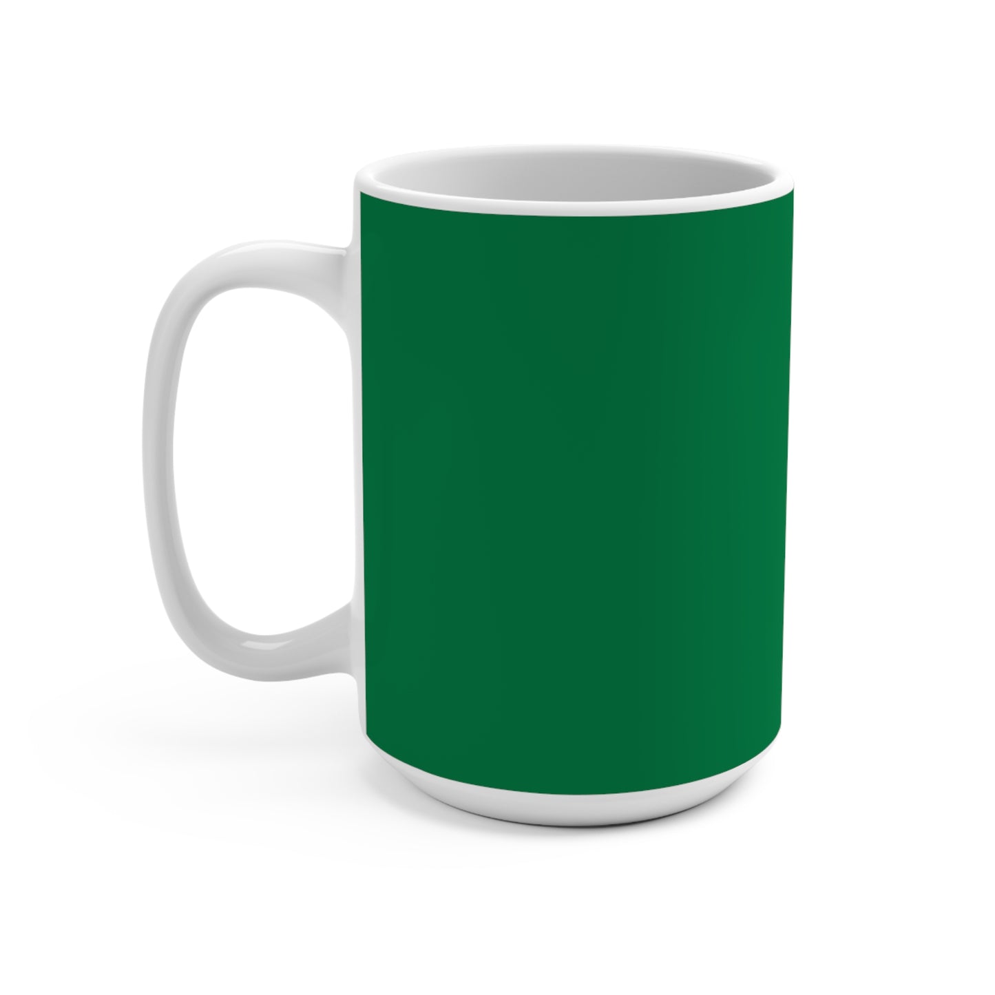 Game Day Football Mug – 15oz Green Tailgate Coffee Cup