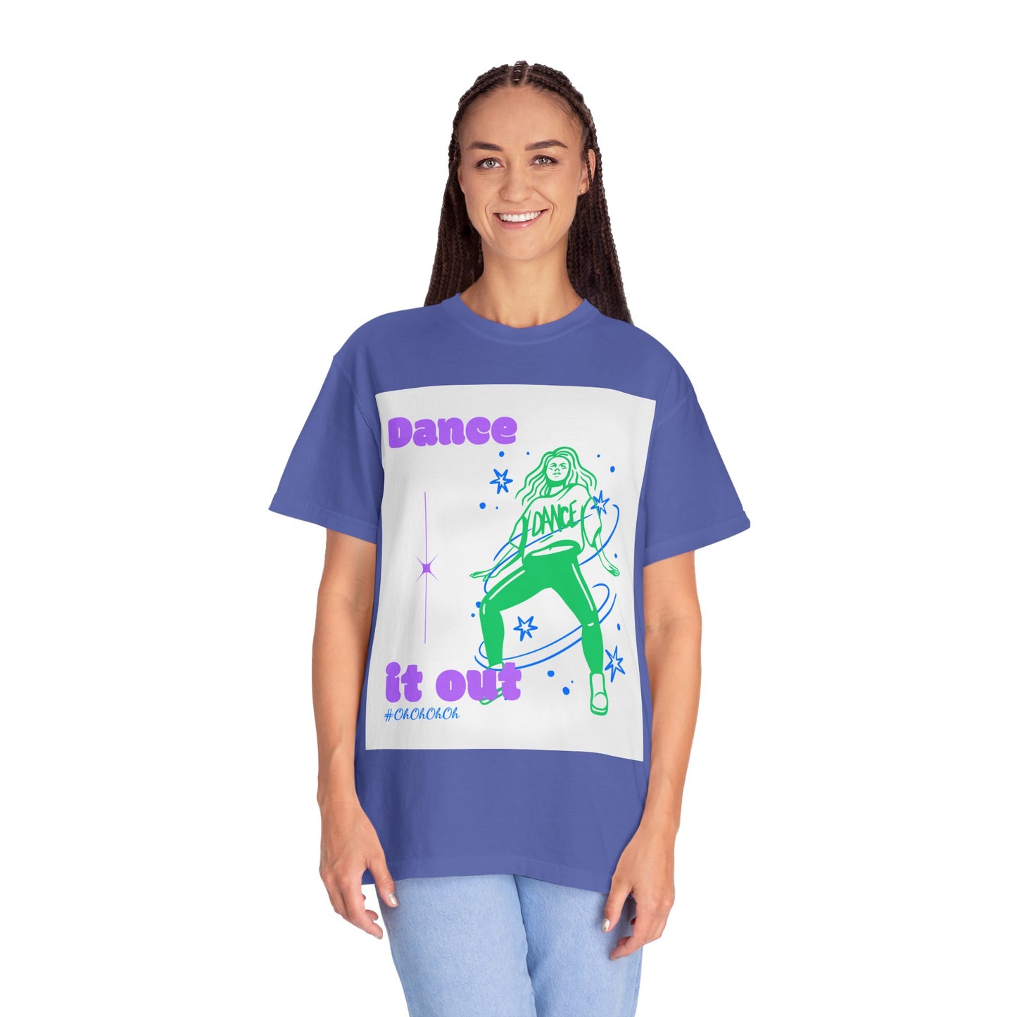 Dance It Out T-Shirt — Retro Neon Dance Graphic Tee