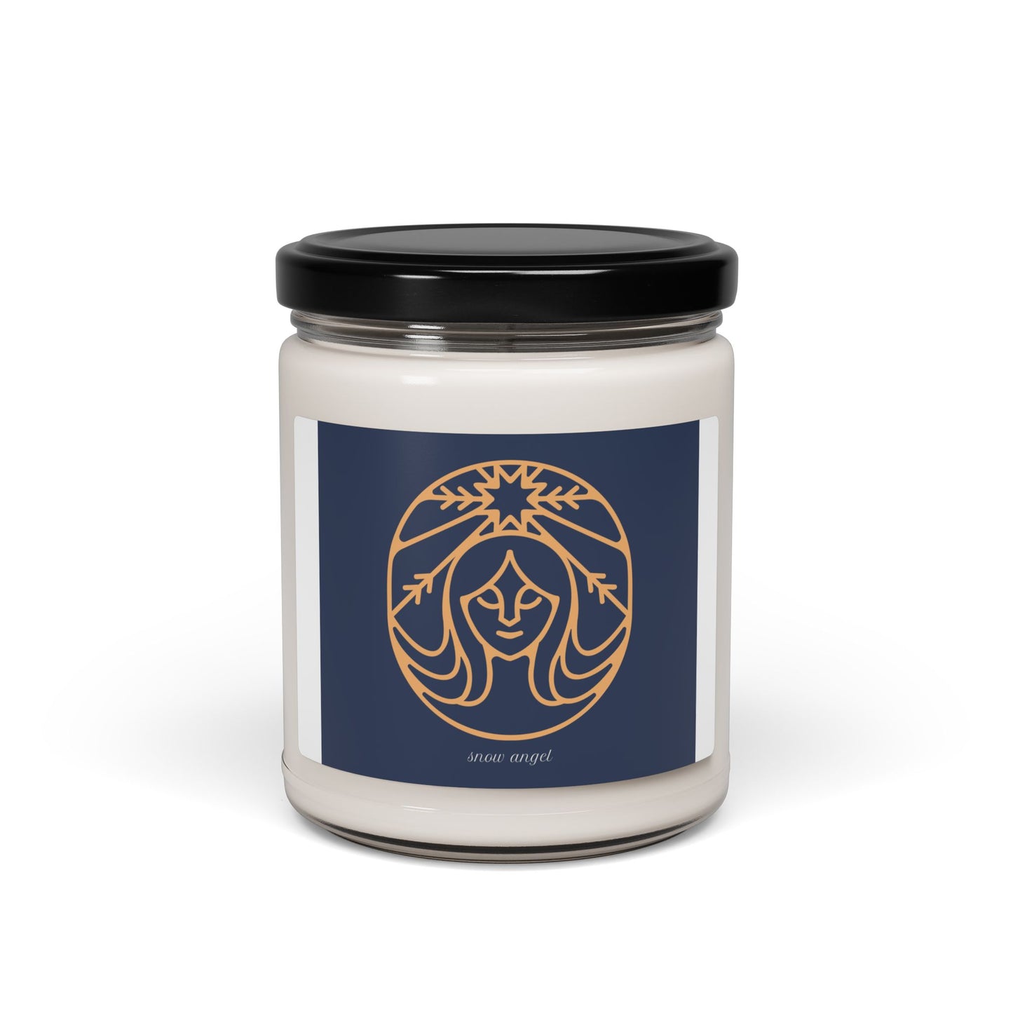 Mystic Snow Angel Scented Soy Candle — 9oz Aromatherapy Jar ("Moon Magic")