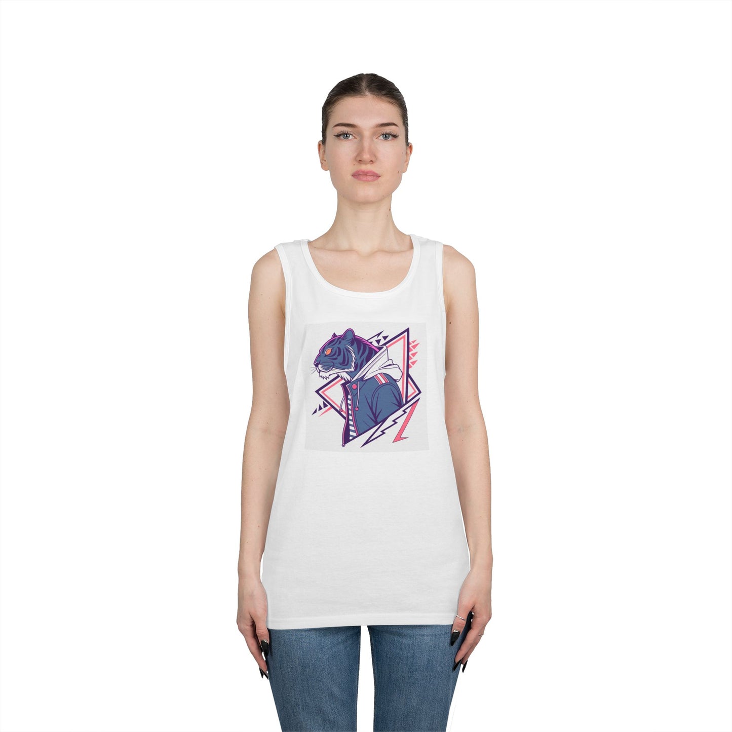 Vibrant Graphic Tank Top for Summer, Casual Wear, Gym Shirt, Unisex Summer Apparel, Trendy Gift, Festival Clothing