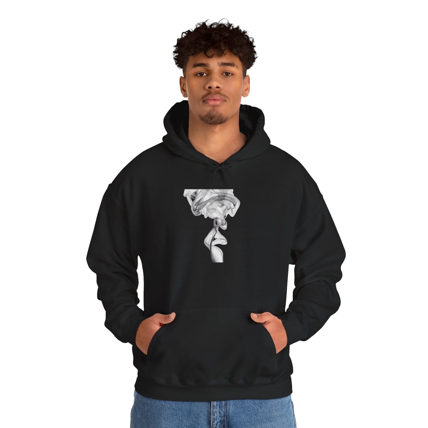 Smoke Art Hoodie — Minimal Abstract Smoke Art Pullover