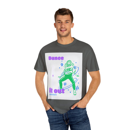 Dance It Out T-Shirt — Retro Neon Dance Graphic Tee