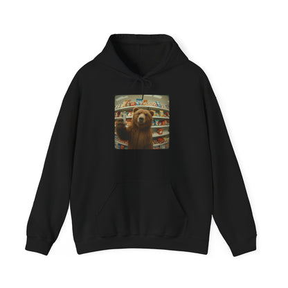 Cozy Bear Graphic Hoodie, Perfect Gift for Animal Lovers, Casual Wear, Unique Sweatshirt for Winter, Perfect for Birthdays, Nature [...]