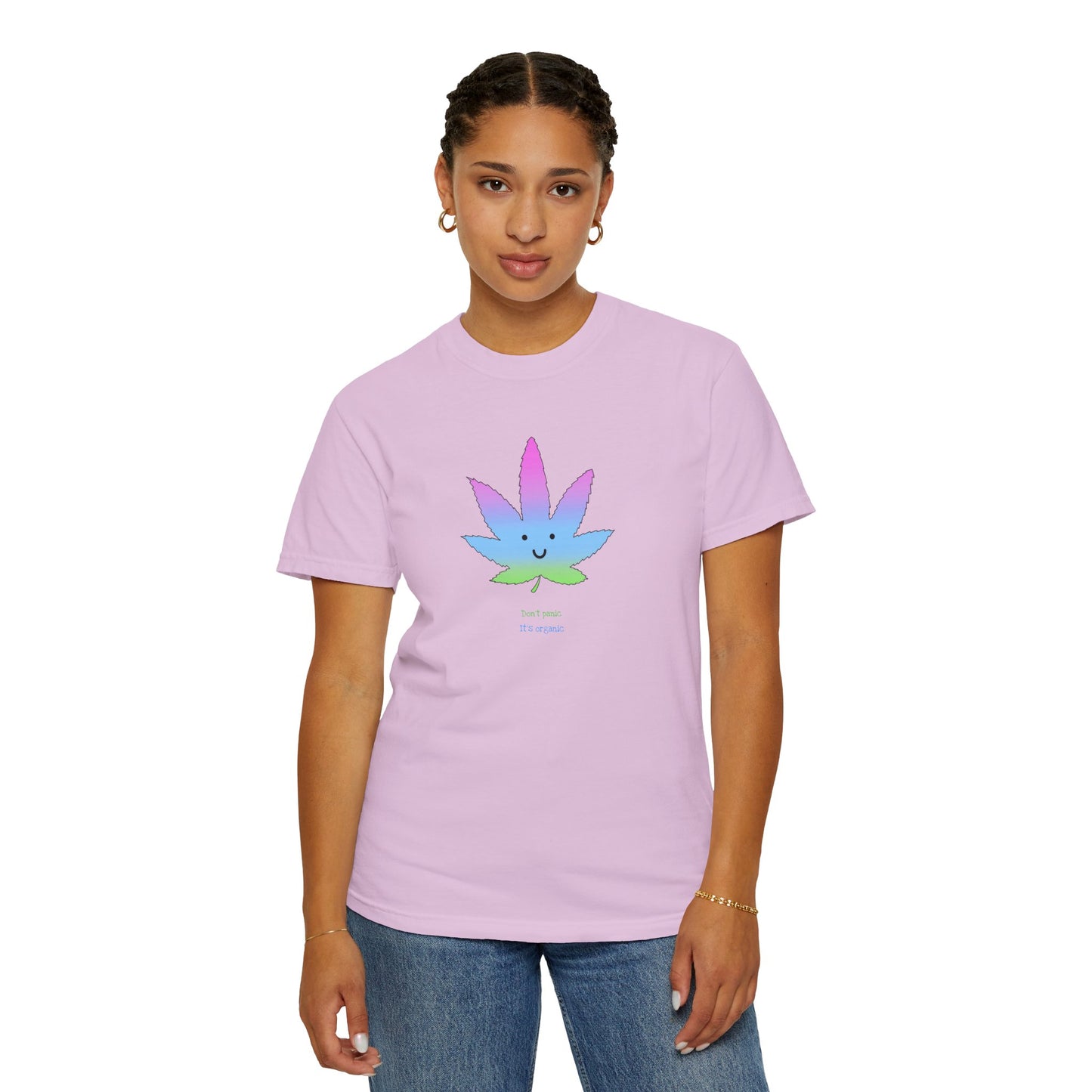 Happy Pastel Weed Leaf T-Shirt