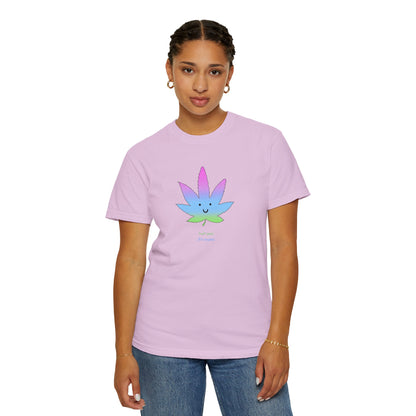 Happy Pastel Weed Leaf T-Shirt