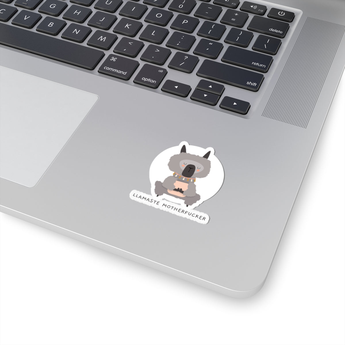 Llamaste Motherfucker Kiss-Cut Sticker — Funny Yoga Llama Vinyl Decal