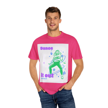 Dance It Out T-Shirt — Retro Neon Dance Graphic Tee