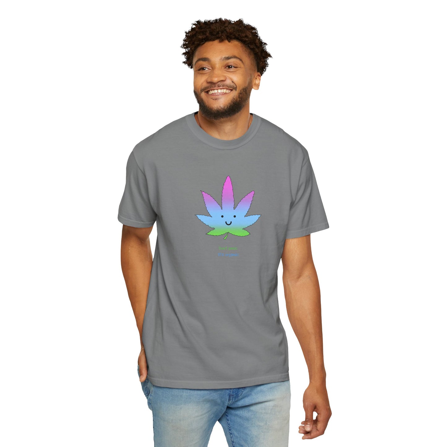 Happy Pastel Weed Leaf T-Shirt