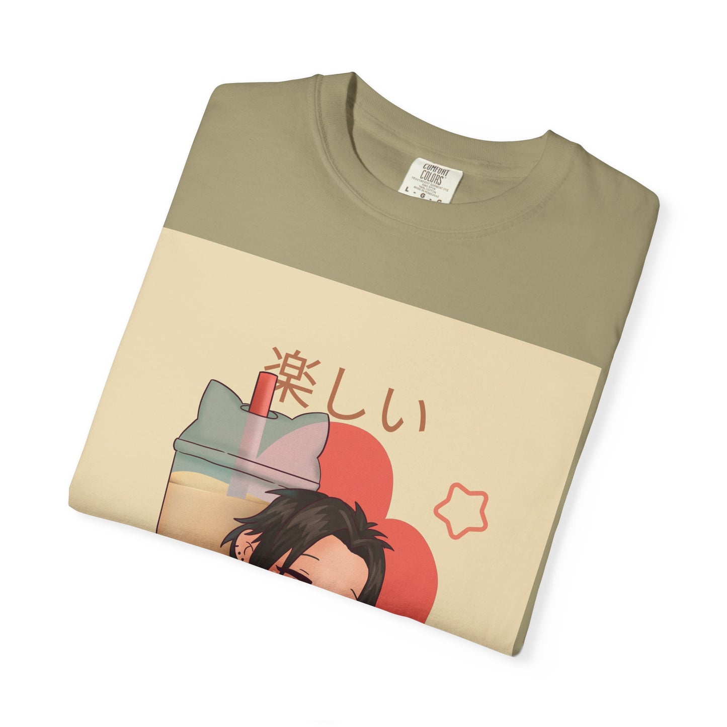 Boba Lover Anime Tee — Kawaii Bubble Tea Shirt with Japanese Text