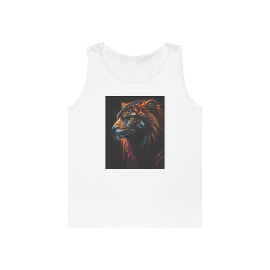 Bold Tiger Graphic Tank Top - Summer Fashion, Workout Gear, Gift for Animal Lovers, Festival Wear, Unisex Casual Top