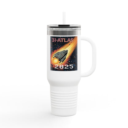 40oz Insulated Travel Mug — 31-Atlas 2025 Meteor Space Mission Design
