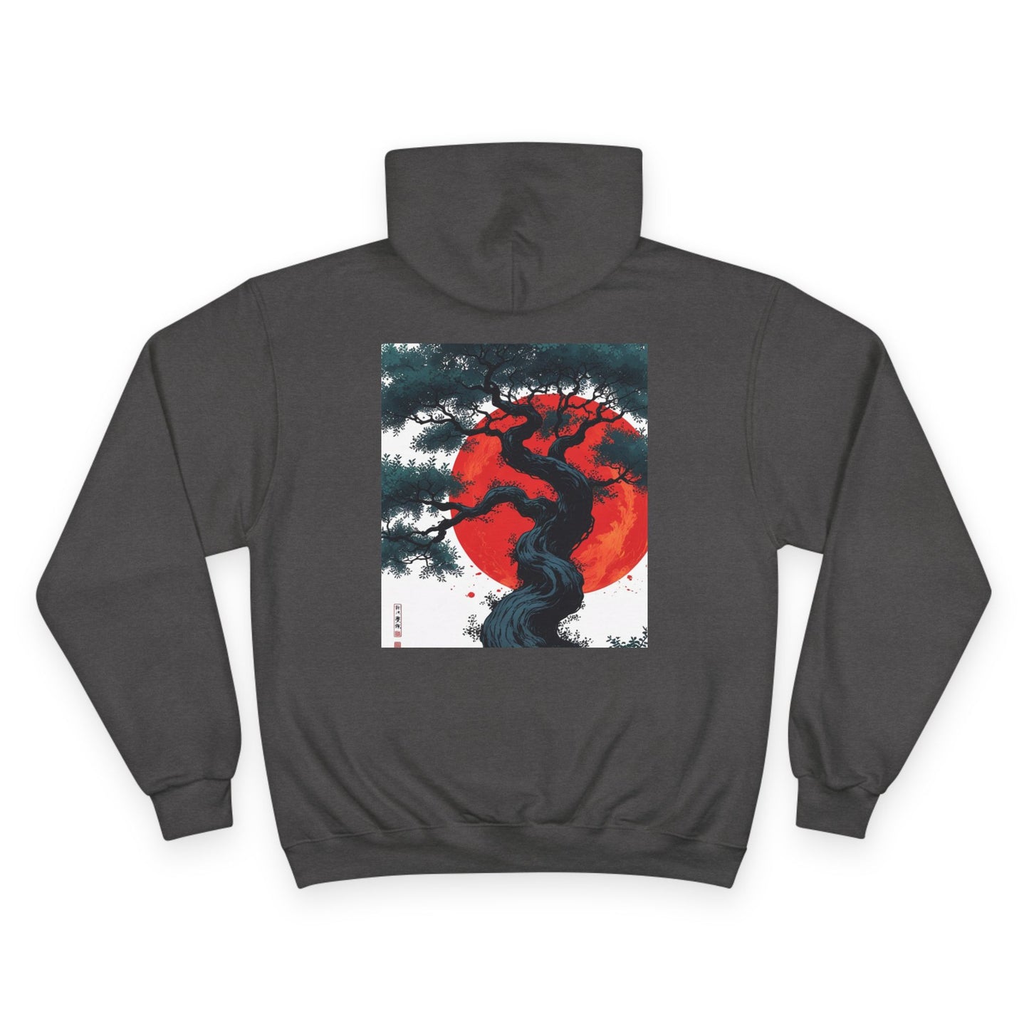 Artistic Champion Hoodie with Red Sun and Tree Design, Cozy Sweatshirt for Casual Wear, Gift for Nature Lovers, Perfect for Fall [...]