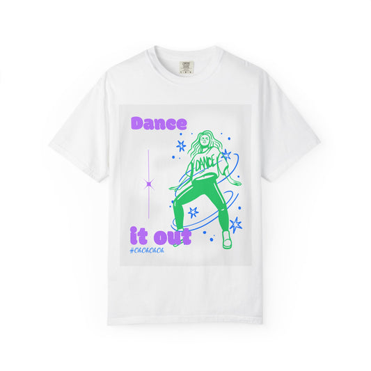 Dance It Out T-Shirt — Retro Neon Dance Graphic Tee