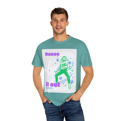Dance It Out T-Shirt — Retro Neon Dance Graphic Tee